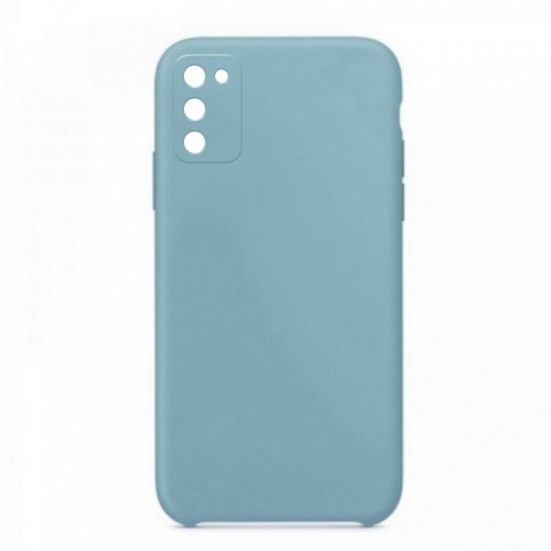 Θήκη OEM Silicone Back Cover με Προστασία Κάμερας για Samsung Galaxy A02s (Baby Blue)