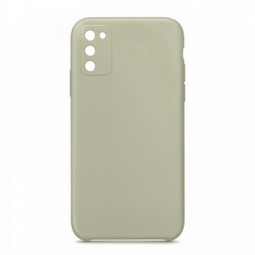 Θήκη OEM Silicone Back Cover με Προστασία Κάμερας για Samsung Galaxy A02s (Grey)