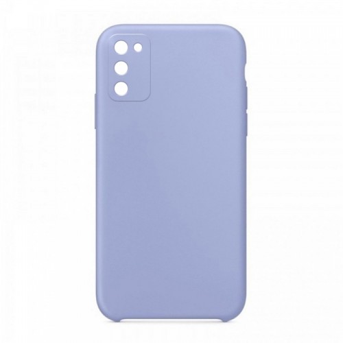 Θήκη OEM Silicone Back Cover με Προστασία Κάμερας για Samsung Galaxy A02s (Purple)