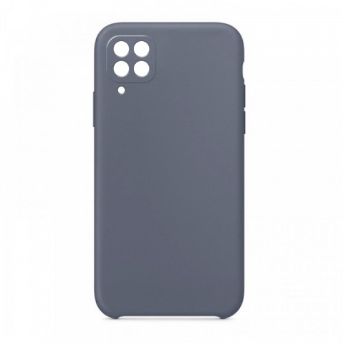 Θήκη OEM Silicone Back Cover με Προστασία Κάμερας για Samsung Galaxy A12 (Light Blueberry)
