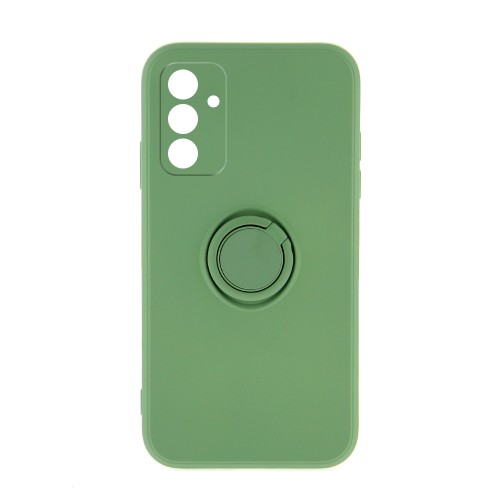 Θήκη Silicone Ring Back Cover με Προστασία Κάμερας για Samsung Galaxy A13 5G (Matcha Green)