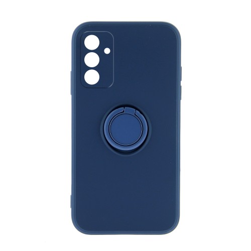 Θήκη Silicone Ring Back Cover με Προστασία Κάμερας για Samsung Galaxy A13 5G (Μπλε) 