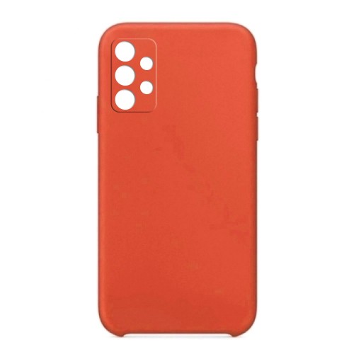 Θήκη OEM Silicone Back Cover με Προστασία Κάμερας για Samsung Galaxy A13 (Orange) 