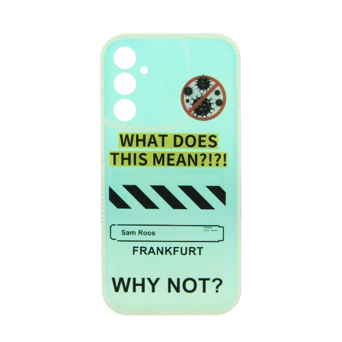 Θήκη What Does This Mean Back Cover με Προστασία Κάμερας για Samsung Galaxy A34 5G (Design)