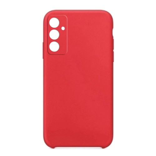 Θήκη OEM Silicone Back Cover με Προστασία Κάμερας για Samsung Galaxy S21 Ultra (Red)