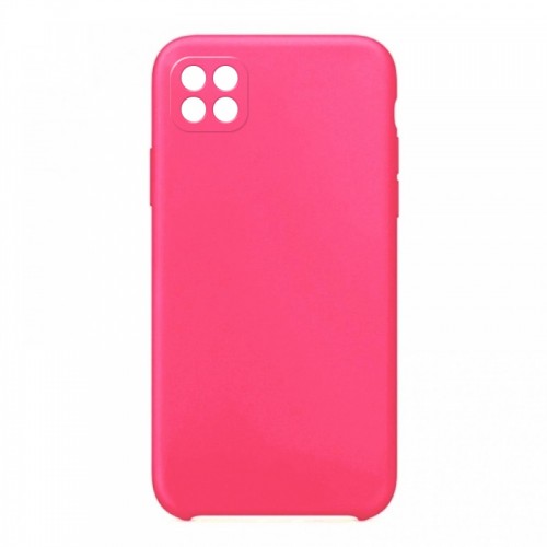 Θήκη OEM Silicone Back Cover με Προστασία Κάμερας για Samsung Galaxy A22 (Hot Pink) 