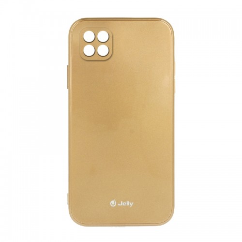 Θήκη Jelly Case Back Cover με Προστασία Κάμερας για Samsung Galaxy A22 5G (Χρυσό) 