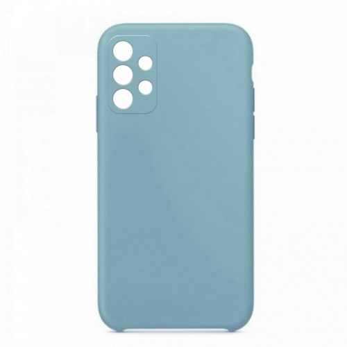 Θήκη OEM Silicone Back Cover με Προστασία Κάμερας για Samsung Galaxy S22 (Baby Blue) 