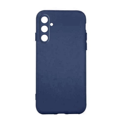 Θήκη Soft Silicone Back Cover με Προστασία Κάμερας για Samsung Galaxy A34 5G (Dark Blue) 