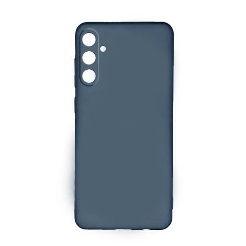 Θήκη Soft Silicone Back Cover με Προστασία Κάμερας για Samsung Galaxy A34 5G (Dark Grey)