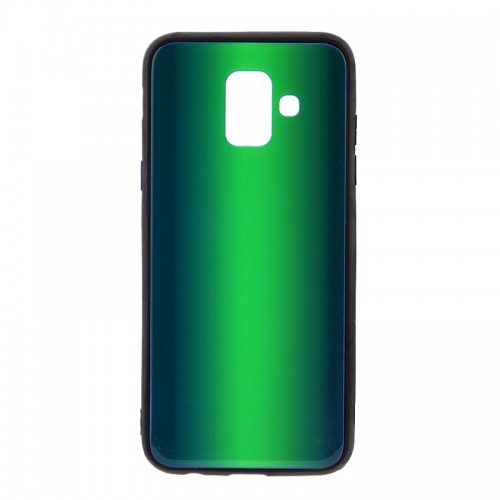 Θήκη Vennus Glass Reflect Back Cover για Samsung Galaxy A6 2018 (Πράσινο)