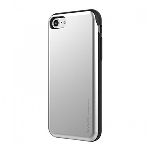 Θήκη Mercury Sky Slide Bumper Back Cover για iPhone 7/8 Plus (Ασημι)