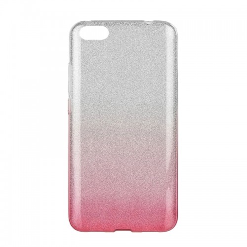 Θήκη MyMobi Back Cover Σιλικόνη Shining Case για iPhone 12 mini (Ασημί-Φούξ)