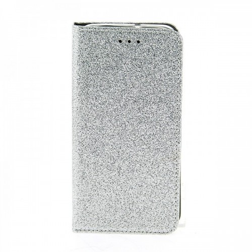 Θήκη OEM Shining Flip Cover για Samsung Galaxy S10 Lite (Ασημί)