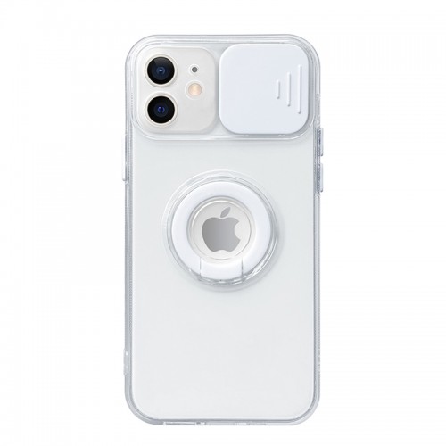 Θήκη Lens Ring Back Cover για iPhone 11 Pro (Άσπρο) 