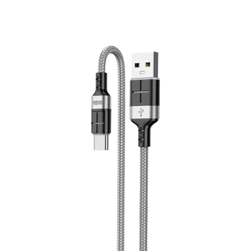 Καλώδιο Kakusiga KSC-696 USB to Type-C 3A 1.2m (Γκρι)