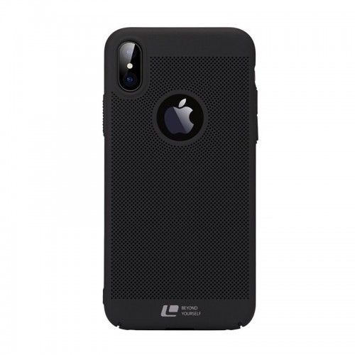 Θήκη Loopee Badge Hole Back Cover για iPhone X  (Μαύρο)