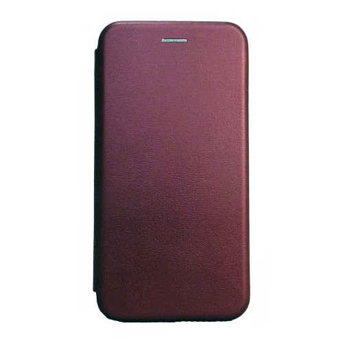 Θήκη MyMobi Flip Cover Elegance για Samsung Galaxy A21s (Μπορντώ)