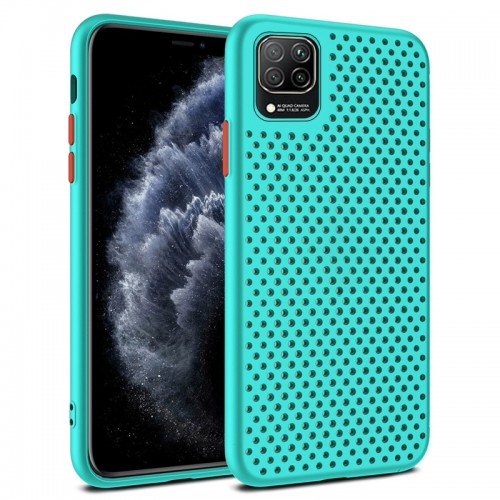 Θήκη Breath Case Back Cover για Huawei P40 Lite (Τιρκουάζ) 