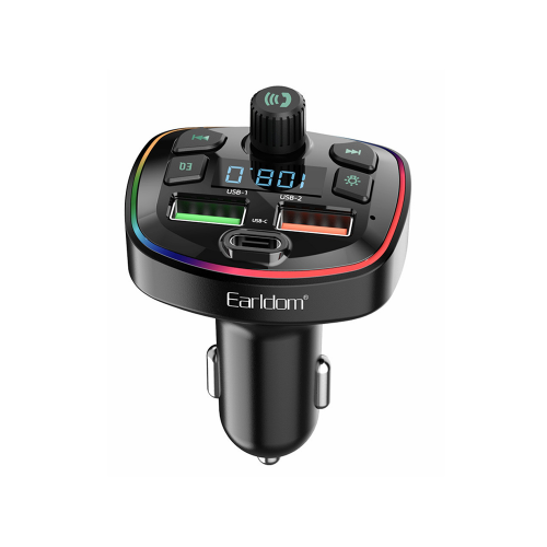 Φορτιστής Αυτοκινήτου Earldom ET-M71 Bluetooth FM Transmitter MP3 (Μαύρο)