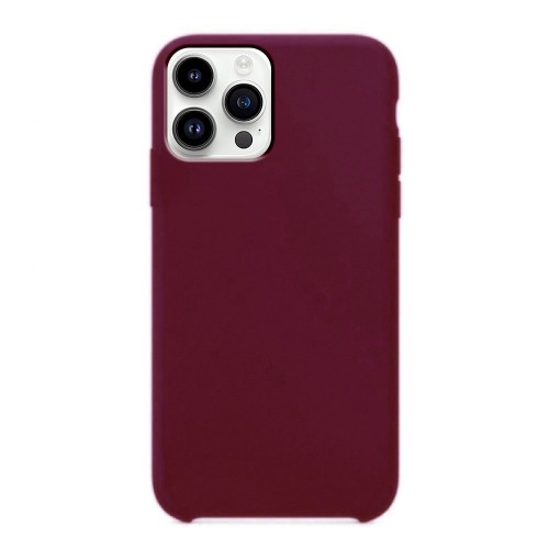 Θήκη OEM Silicone Back Cover για iPhone 14 Pro Max (Burgundy) 