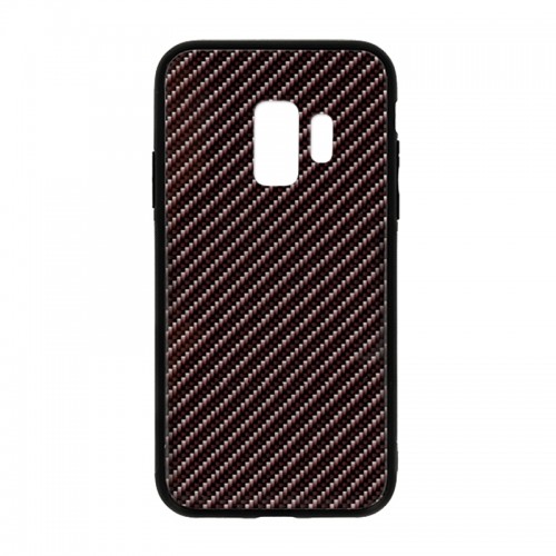 Θήκη Carbon Glass Case Back Cover για Samsung Galaxy S9 Plus (Σκούρο Γκρι) 