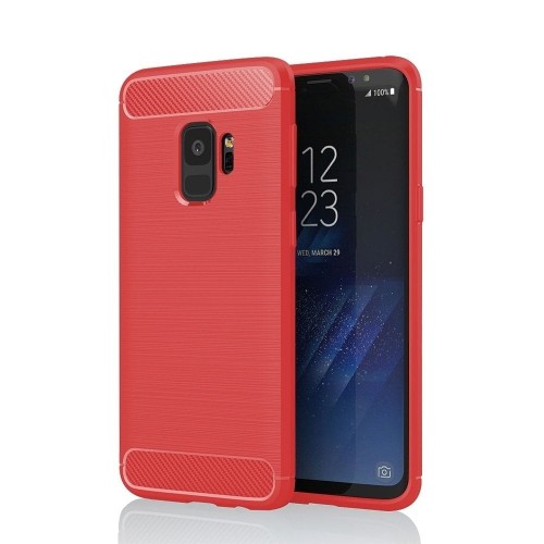 Θήκη Mymobi Back Cover Carbon Case για Xiaomi Mi A2 Lite/Redmi 6 Pro (Κόκκινο)
