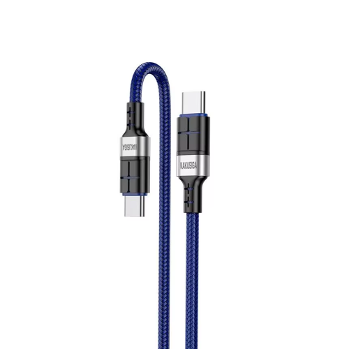 Καλώδιο Kakusiga KSC-696 Type-C to Type-C 60W 1.2m (Μπλε)