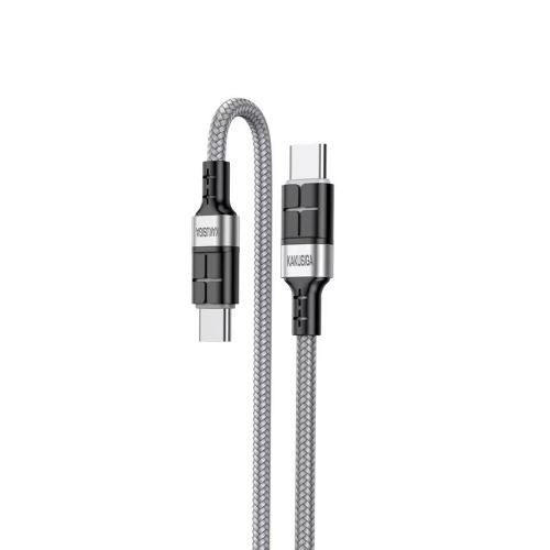 Καλώδιο Kakusiga KSC-696 Type-C to Type-C 60W 1.2m (Γκρι)