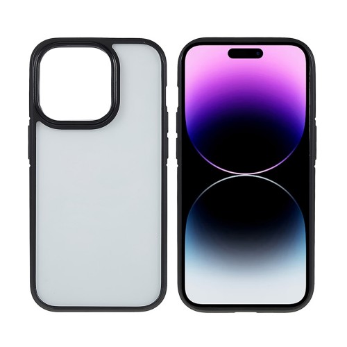 Θήκη X-Level Back Cover Ice Crystal για iPhone 12 Pro Max (Μαύρο-Διαφανές)