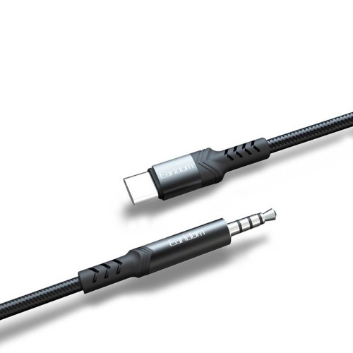 Καλώδιο Earldom AUX38 Type-C σε AUX 3.5 mm Jack Plug And Play 1m