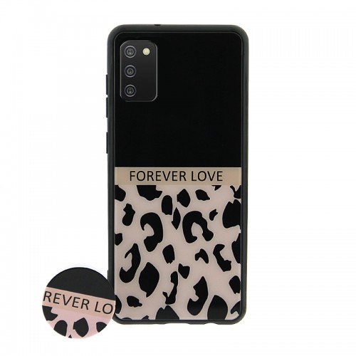 Θήκη με Popsocket Forever Love Back Cover για Samsung Galaxy A02S (Design) 