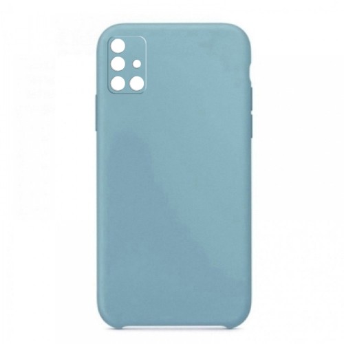 Θήκη OEM Silicone Back Cover με Προστασία Κάμερας για Samsung Galaxy A51 (Baby Blue)