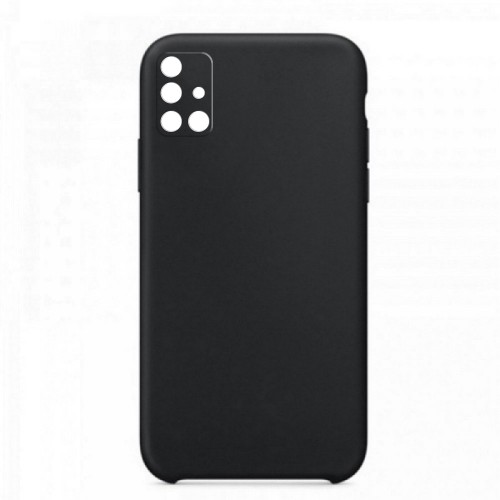 Θήκη OEM Silicone Back Cover με Προστασία Κάμερας για Samsung Galaxy A51 (Black)