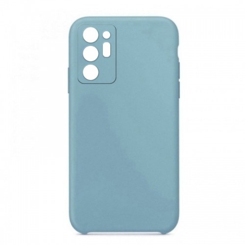 Θήκη OEM Silicone Back Cover με Προστασία Κάμερας για Samsung Galaxy Note 20 Ultra (Baby Blue)