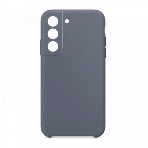 Θήκη OEM Silicone Back Cover με Προστασία Κάμερας για Samsung Galaxy S22 (Light Blueberry)