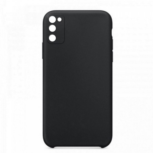 Θήκη OEM Silicone Back Cover με Προστασία Κάμερας για Samsung Galaxy S22 Ultra (Black)