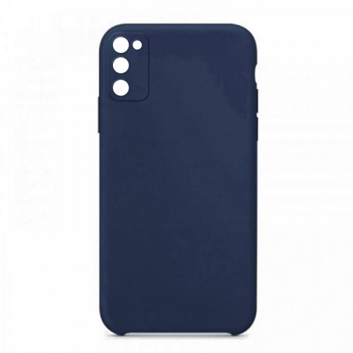 Θήκη OEM Silicone Back Cover με Προστασία Κάμερας για Samsung Galaxy A41 (Ocean Blue)