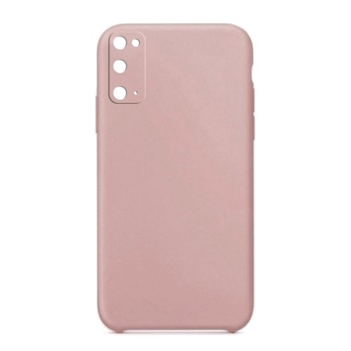 Θήκη OEM Silicone Back Cover με Προστασία Κάμερας για Samsung Galaxy S20 FE (Dusty Pink) 