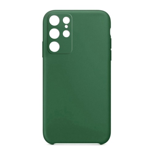 Θήκη OEM Silicone Back Cover με Προστασία Κάμερας για Samsung Galaxy S22 Ultra (Pine Green) 