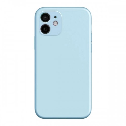 Θήκη MyMobi Σιλικόνης Mat Back Cover με Προστασία Κάμερας για Samsung Galaxy A12 / M12 (Γαλάζιο)