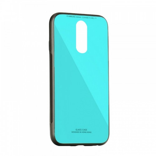 Θήκη MyMobi Glass Case Back Cover για Huawei Mate 10 Lite (Μπλε)