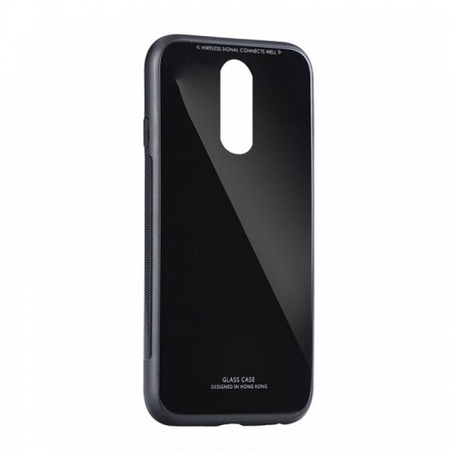 Θήκη MyMobi Glass Case Back Cover για Huawei Mate 10 Lite  (Μαύρο)