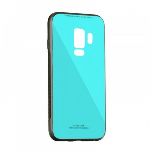 Θήκη MyMobi Glass Case Back Cover για Samsung Galaxy S9  (Μπλε)