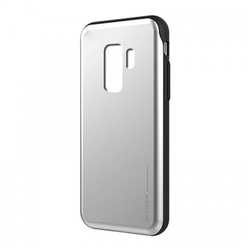 Θήκη Mercury Sky Slide Bumper Back Cover για Samsung Galaxy S9 Plus (Ασημί)
