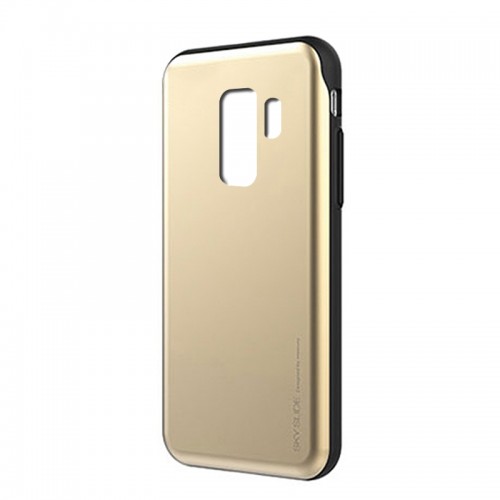 Θήκη Mercury Sky Slide Bumper Back Cover για Samsung Galaxy S9 Plus (Χρυσό)