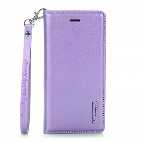 Θήκη Hanman Art Leather Diary για Samsung Galaxy Note 20 (Μωβ)