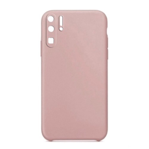 Θήκη OEM Silicone Back Cover με Προστασία Κάμερας για Huawei P30 Pro (Dusty Pink)