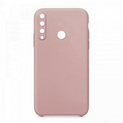 Θήκη OEM Silicone Back Cover με Προστασία Κάμερας για Huawei P40 Lite E / Y7p (Dusty Pink)