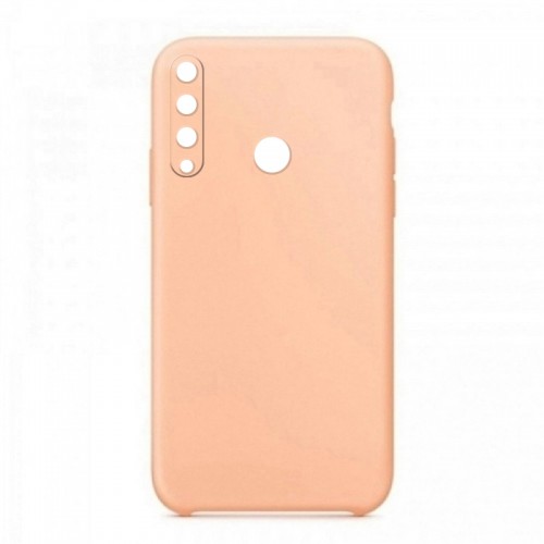 Θήκη OEM Silicone Back Cover με Προστασία Κάμερας για Xiaomi Redmi 9C (Pale Pink)